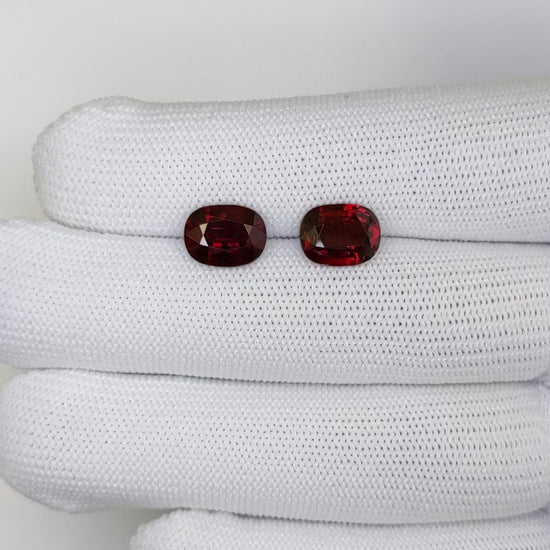 6.02 Carats Oval Cut Heat Pigeon Blood Red Ruby Loose Gemstone far video