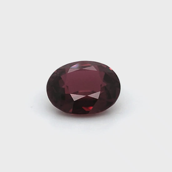 4.03 Carats Oval Cut Heat Pigeon Blood Red Ruby Loose Gemstone showcase