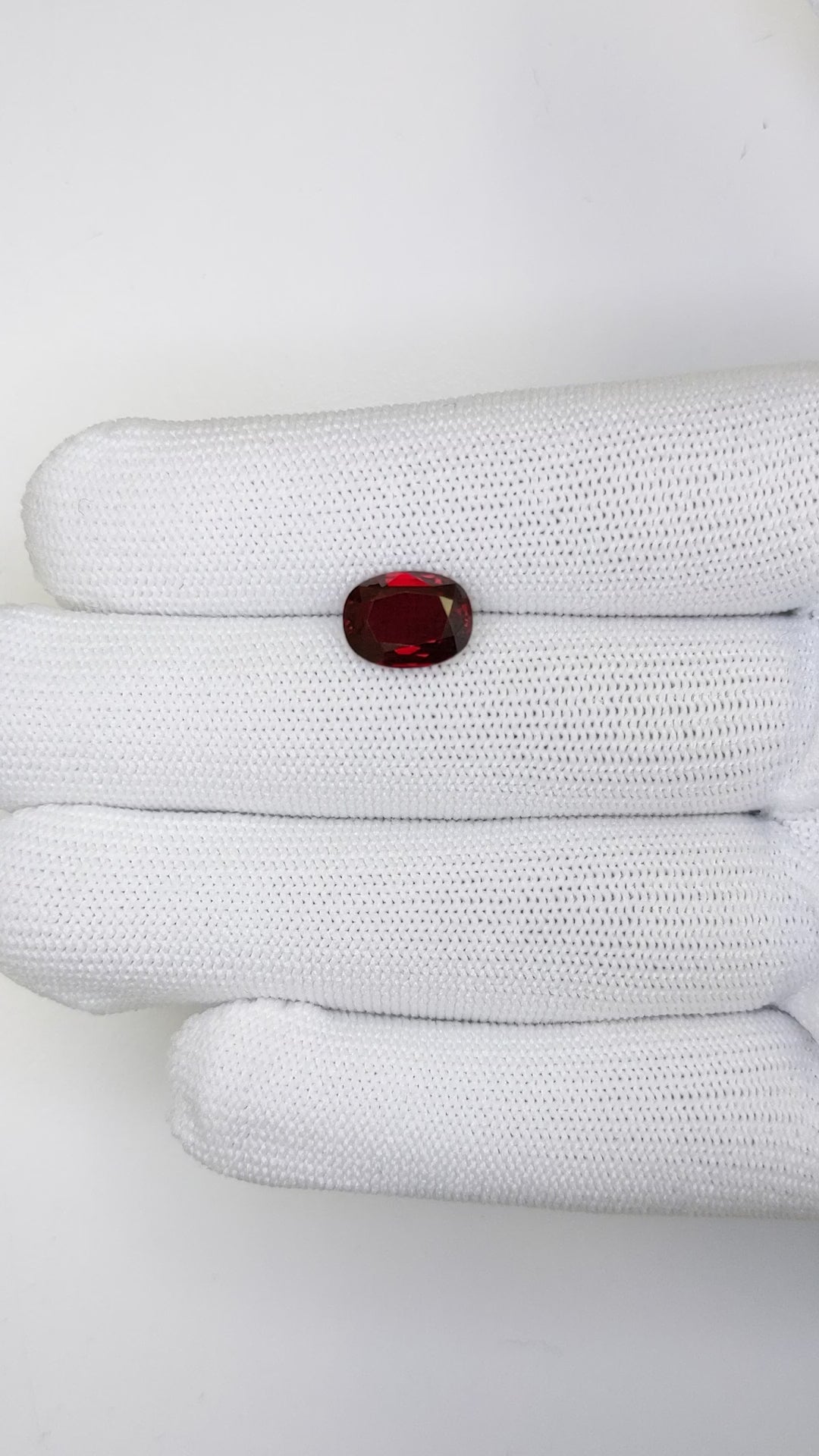 4.02 Carats Oval Cut Heat Pigeon Blood Red Ruby Loose Gemstone Far video