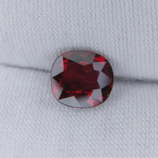 3.10 Carats Cushion Cut No Heat Pigeon Blood Red Ruby Loose Gemstone GRS vid 2
