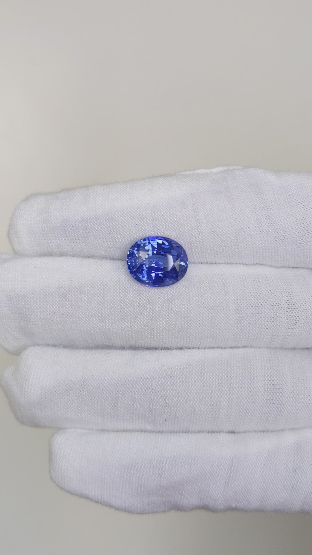 7.44 Carat Oval Cut No Heat Blue Sapphire Loose Gemstone GIA Certified Video 1