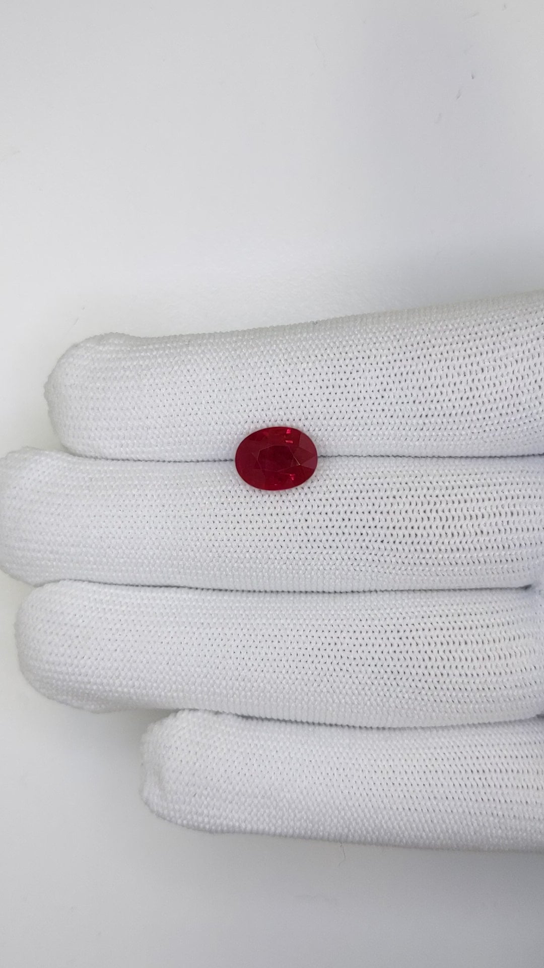 4.03 Carats Oval Cut Heat Pigeon Blood Red Ruby Loose Gemstone Video 2