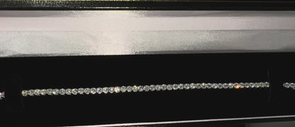 MARTINA 5 Carat Diamond Tennis Bracelet Platinum 10 pointer F Color VS1 Clarity By Mike Nekta NYC