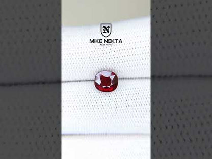 2.04 Carats Cushion Cut Heat Vivid Red Ruby Loose Gemstone Bellerophon Video