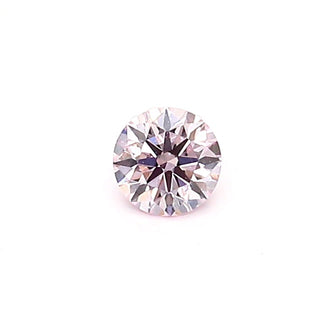 Fancy Light Pink Argyle Diamond Round Shape .10 Carat  Front View
