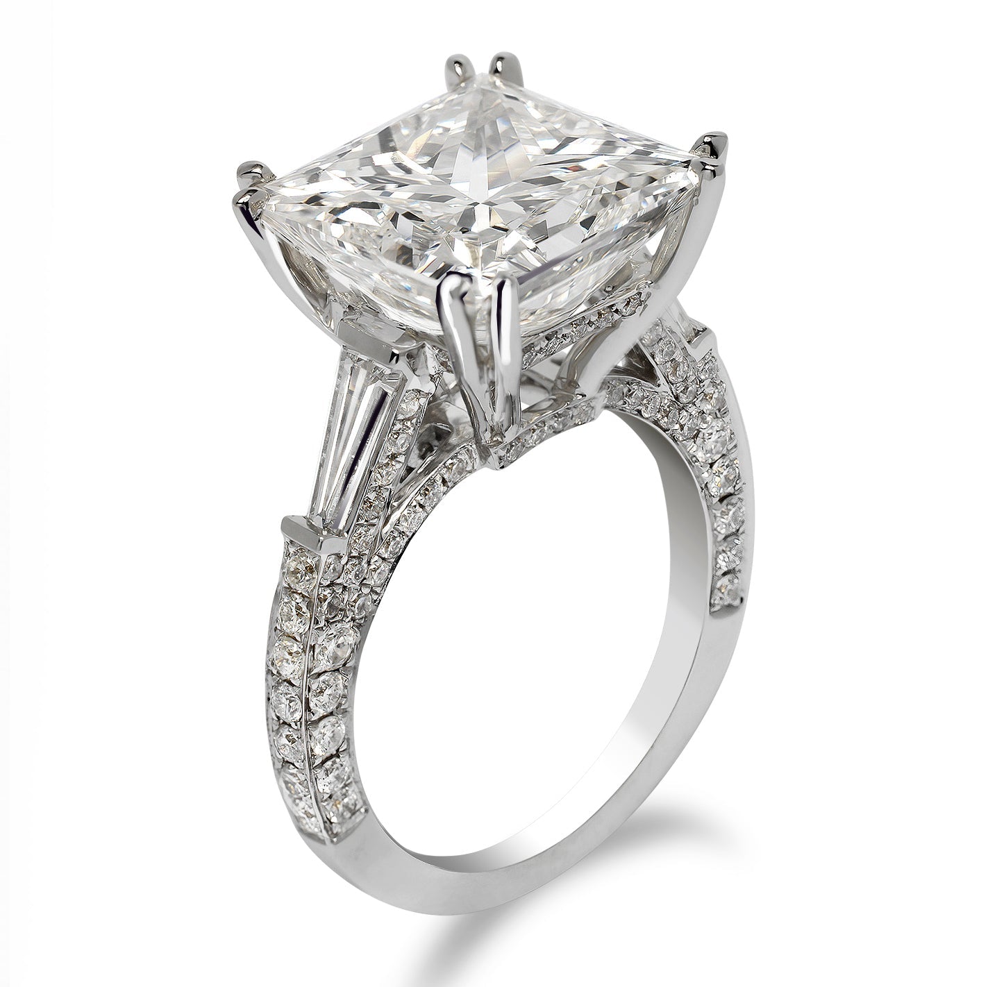 Princess Cut Diamond Solitaire Engagement Rings | Bijoux Majesty
