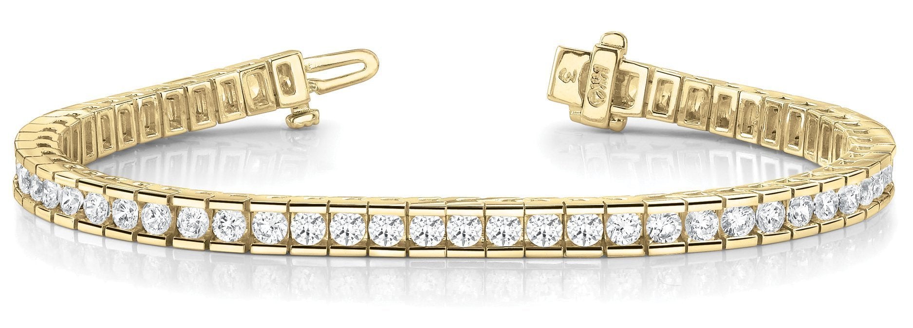 Super Deal - 12.15Ct Diamond Tennis Bracelet in 14k White Gold – Gem  Jewelers Co.