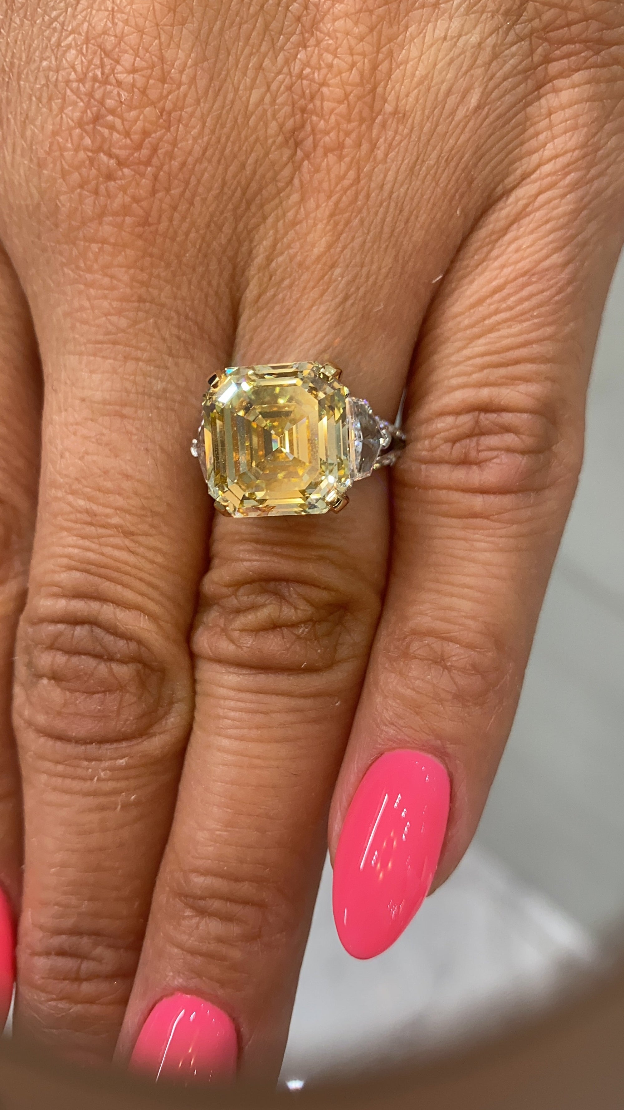 11 carat asscher cut diamond Clearance