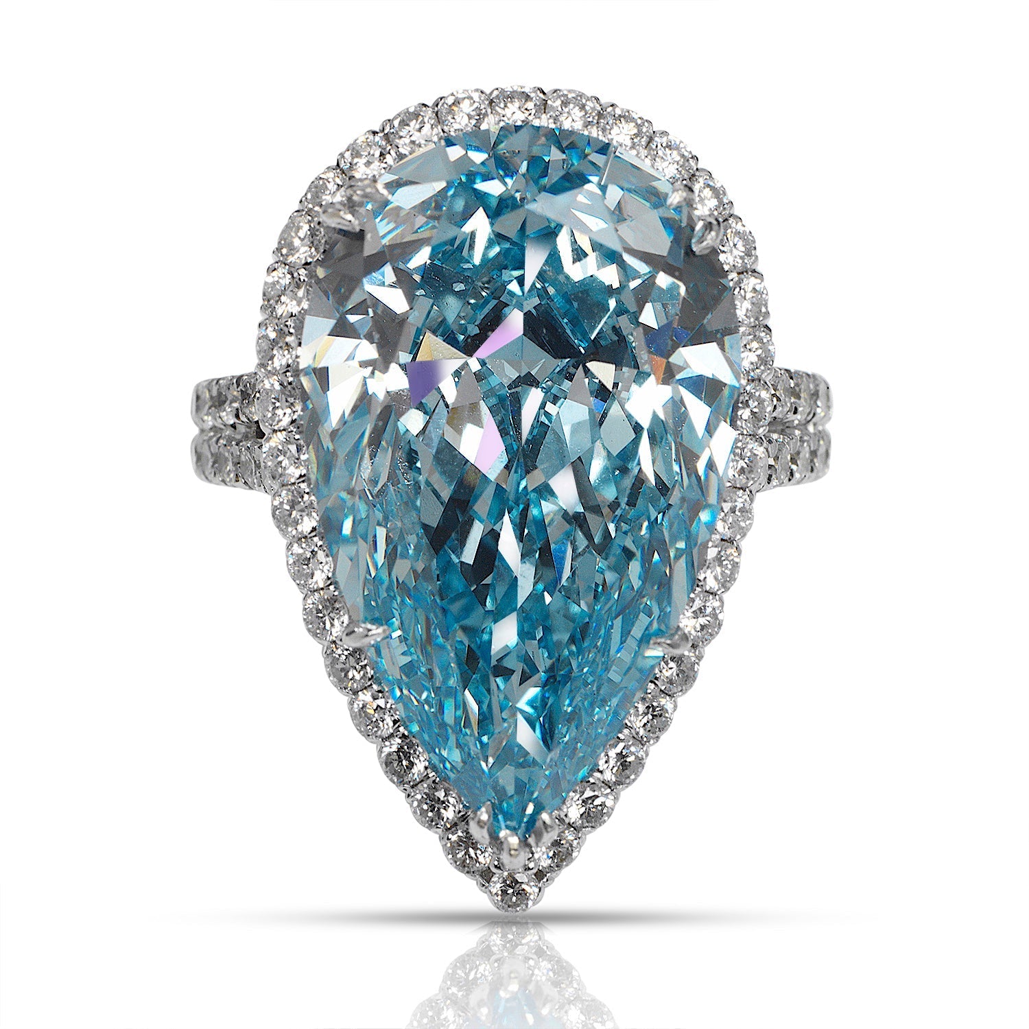 Souvenir galblaas scheiden Cielo 15ct Blue Diamond Engagement Ring | Nekta New York