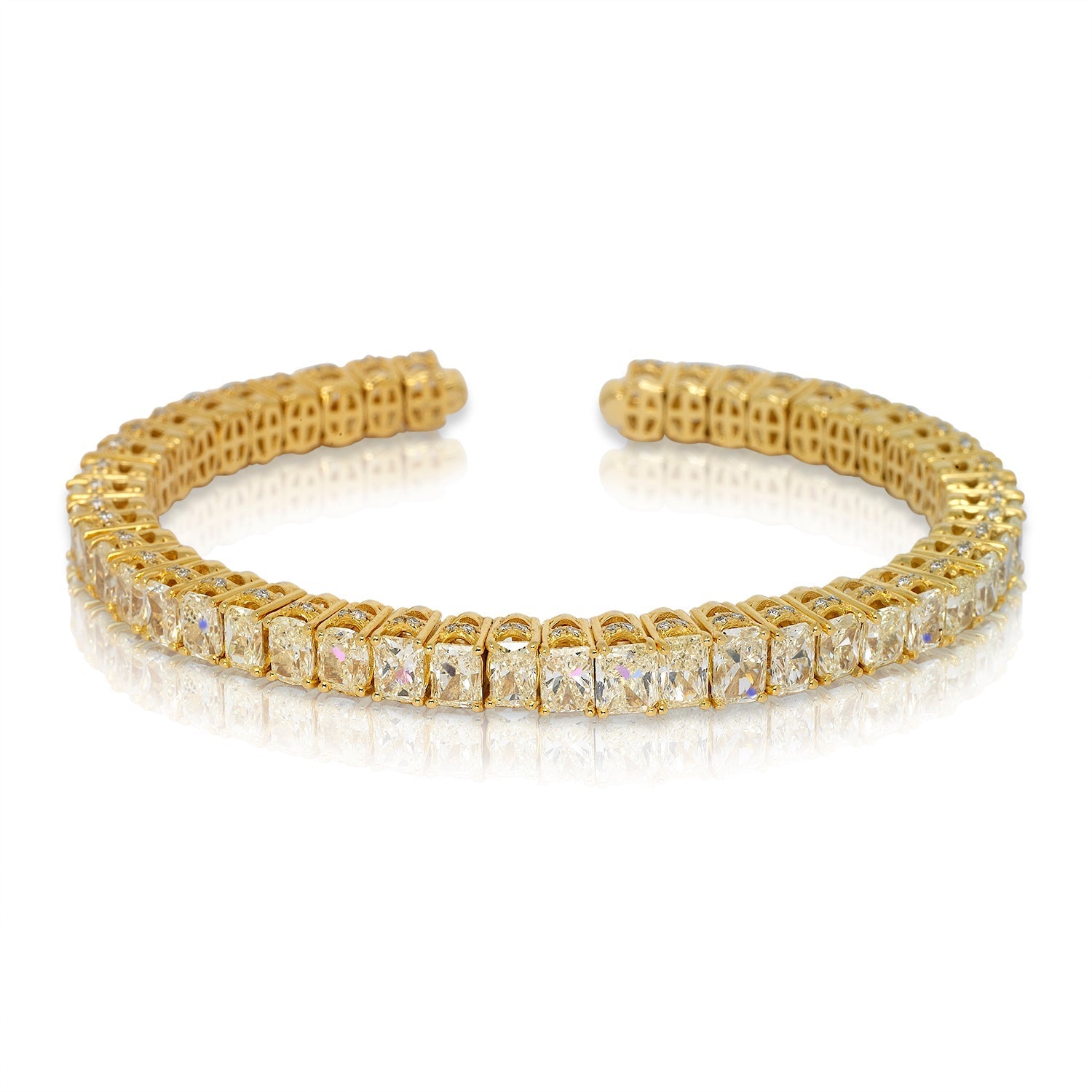 Buy Diamond Bracelet in 18KT Yellow Gold Online | ORRA