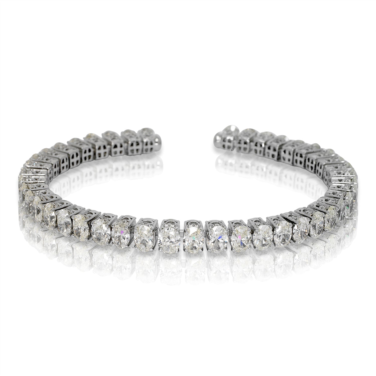 Oval diamond bracelet Clearance