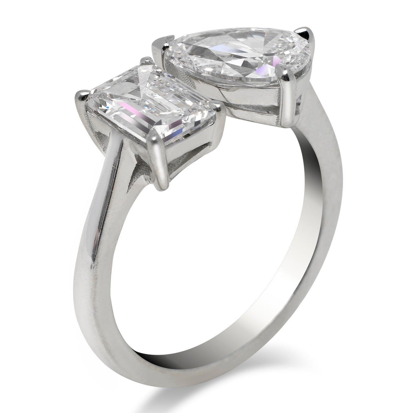 1-1/2 CT. T.W. Certified Oval Lab-Created Diamond Engagement Ring in 14K  White Gold (F/VS2) | Zales Outlet
