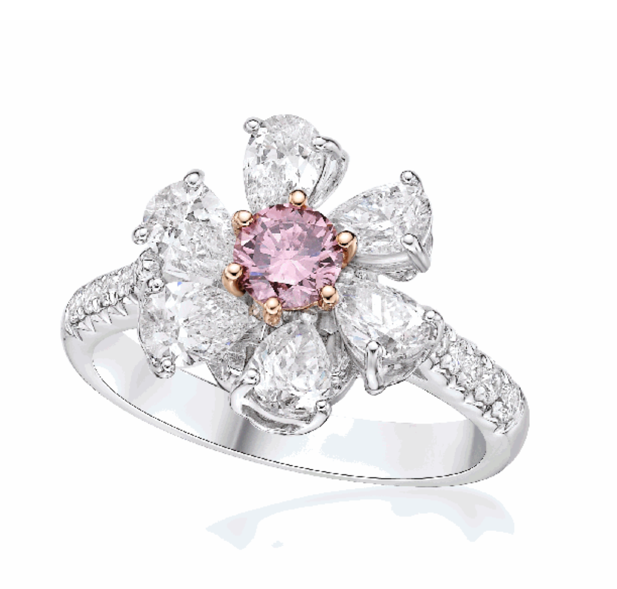 2 carat pink diamond ring Clearance
