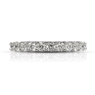 Eternity Band with Micro Pave a diamonds on the sides