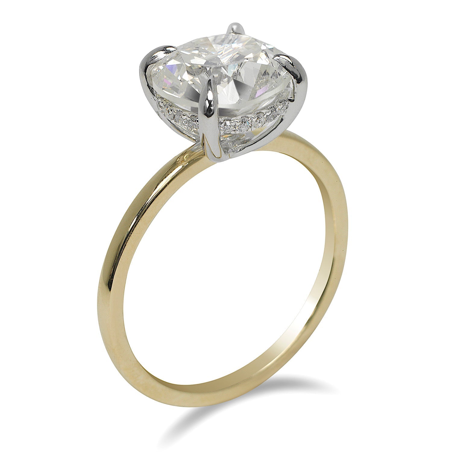 Round Brilliant Solitaire Engagement Ring 3-carat