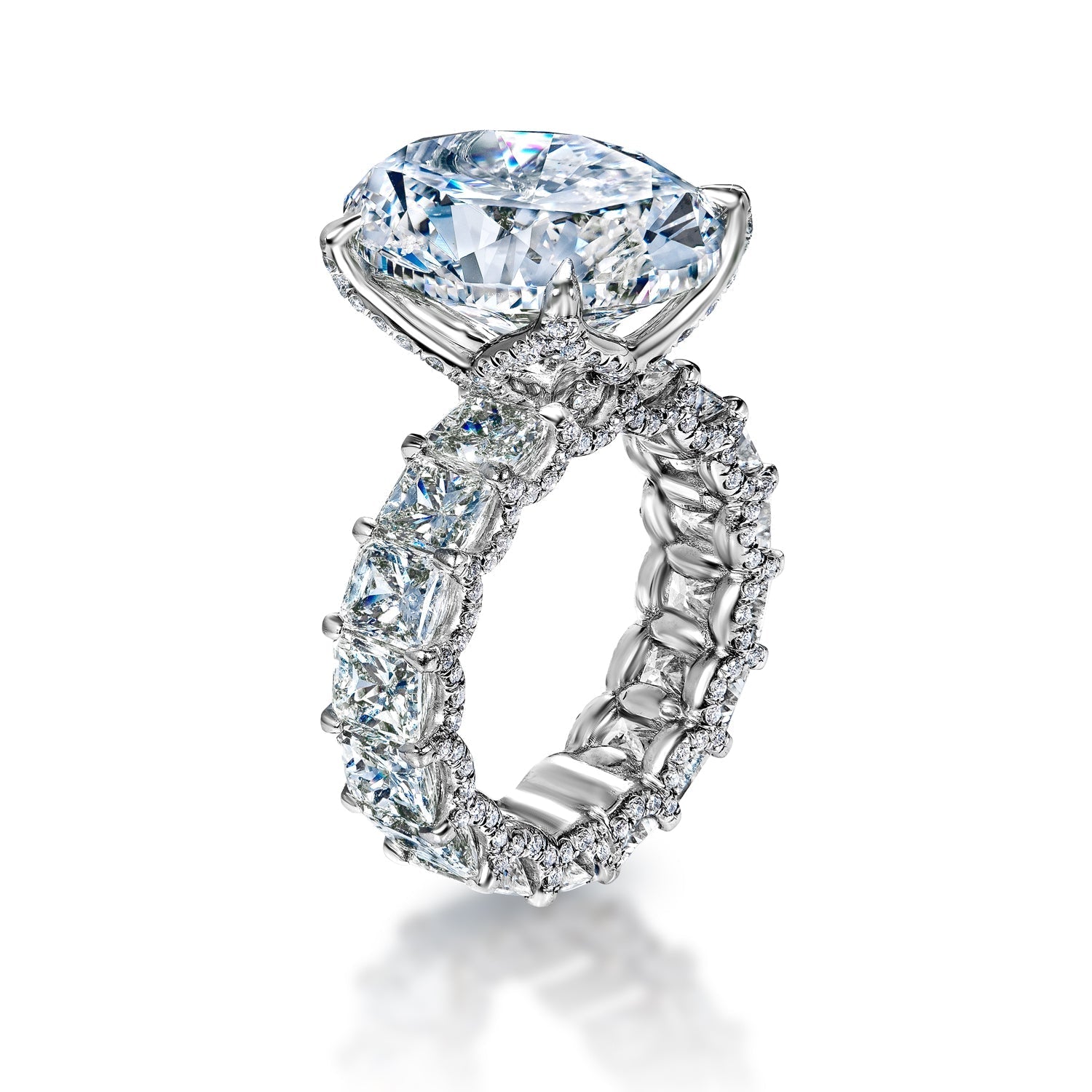 Laurel Leaf Crown Ring With Diamond - Buy Exquisite 24 Karat Jewelry |  Cevherun