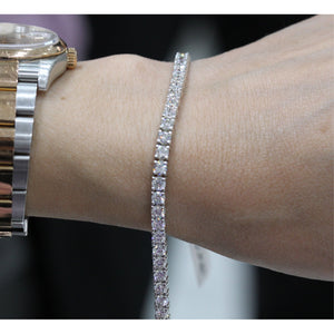 8 1/2 carat LabGrown diamond tennis bracelet