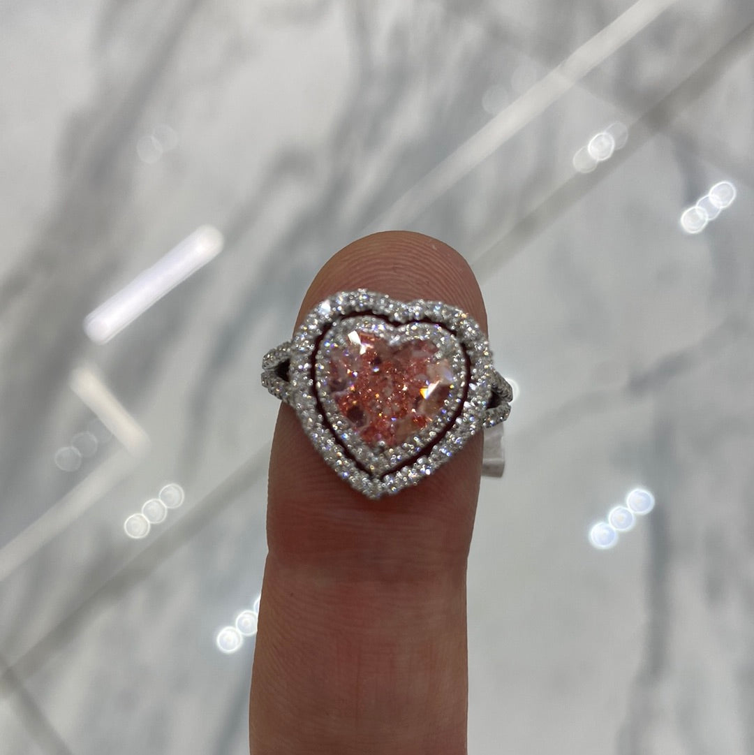 18K Cecilia Double Diamond Ring main image 0