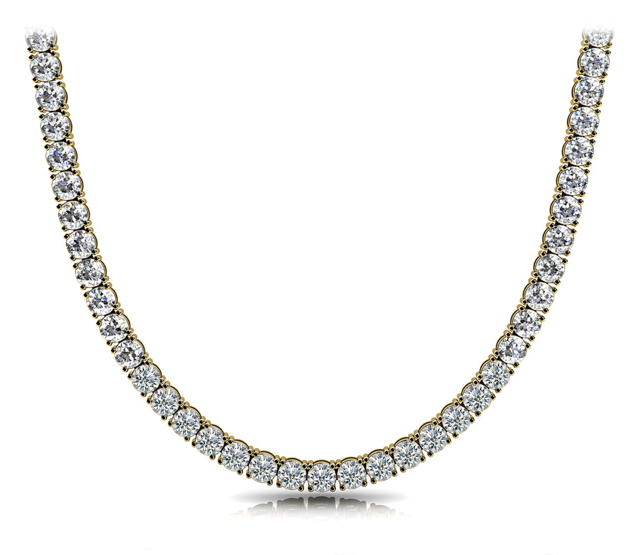 Trejours Marketplace | Eco Diamond Tennis Necklace — Rent Jewelry
