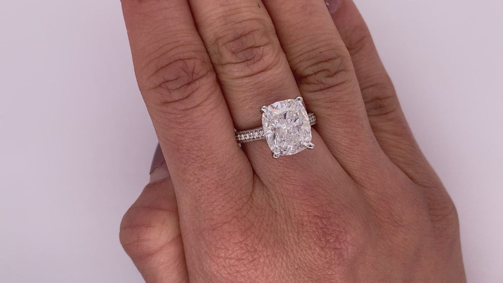 6 Carat Raw Diamond Hexagon Triangle Diamond Engagement Ring, Salt and  Pepper, Promise Ring, Anniversary Ring,