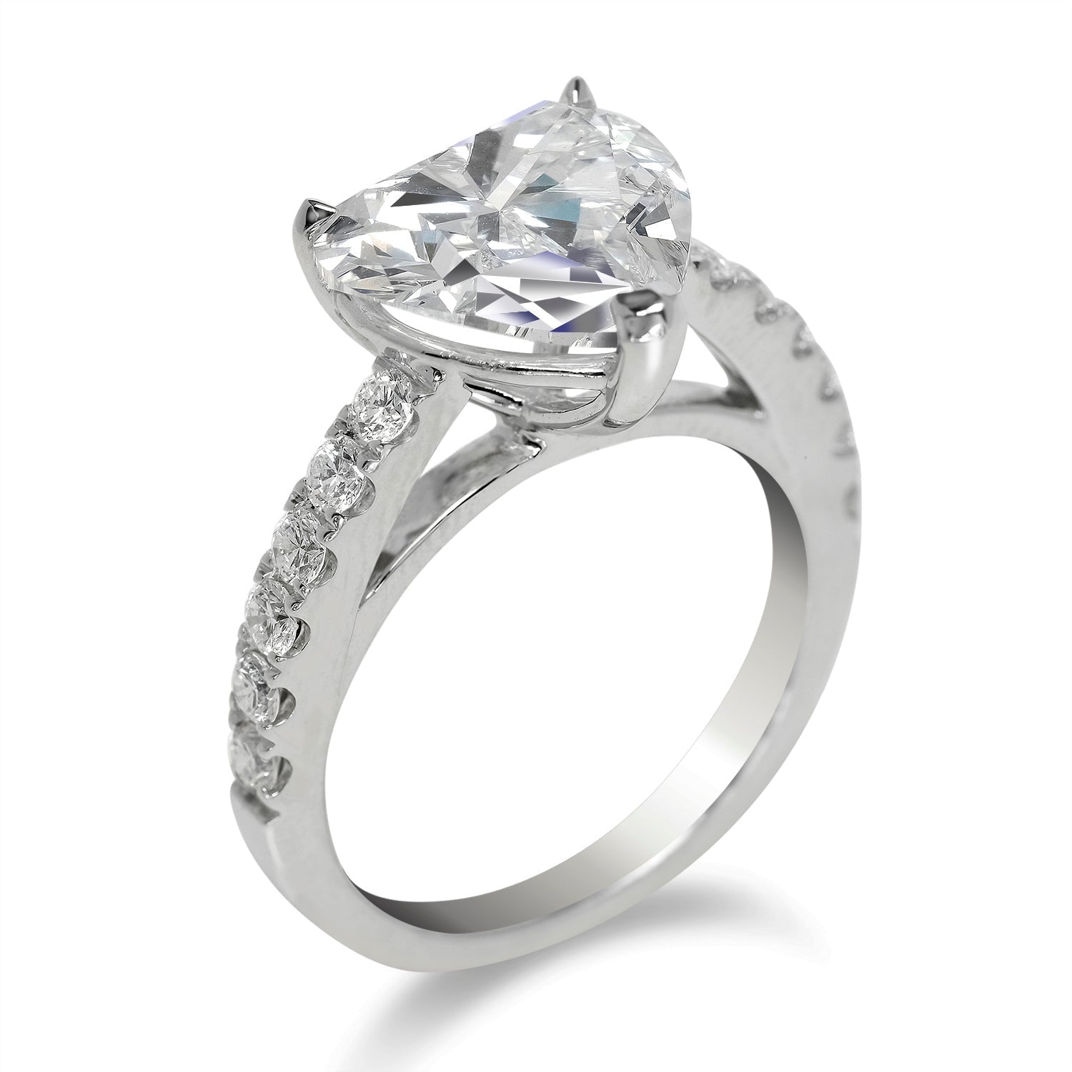 5 Carat Heart Shaped Diamond Ring