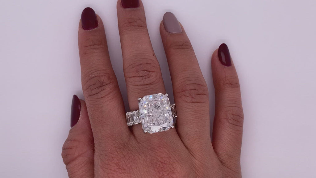 18ct White Gold Princess Cut Engagement Ring - 0.25ct | Miltons Diamonds