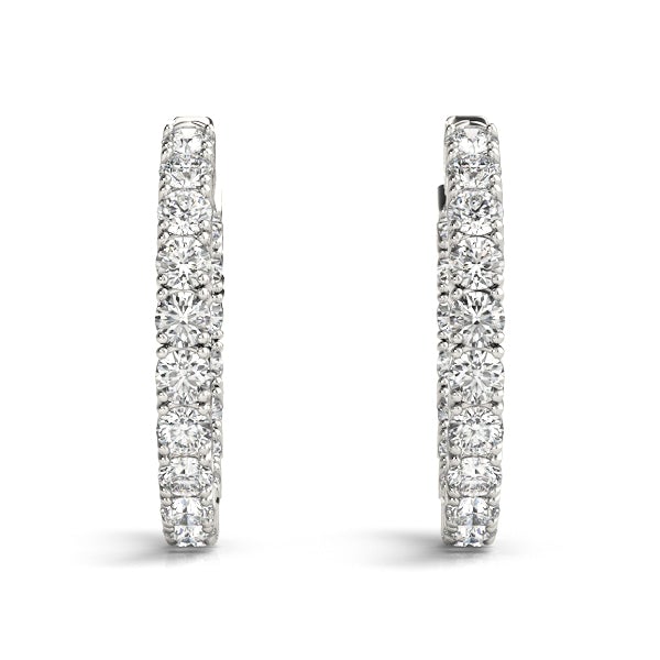 Eternity earrings diamonds Clearance