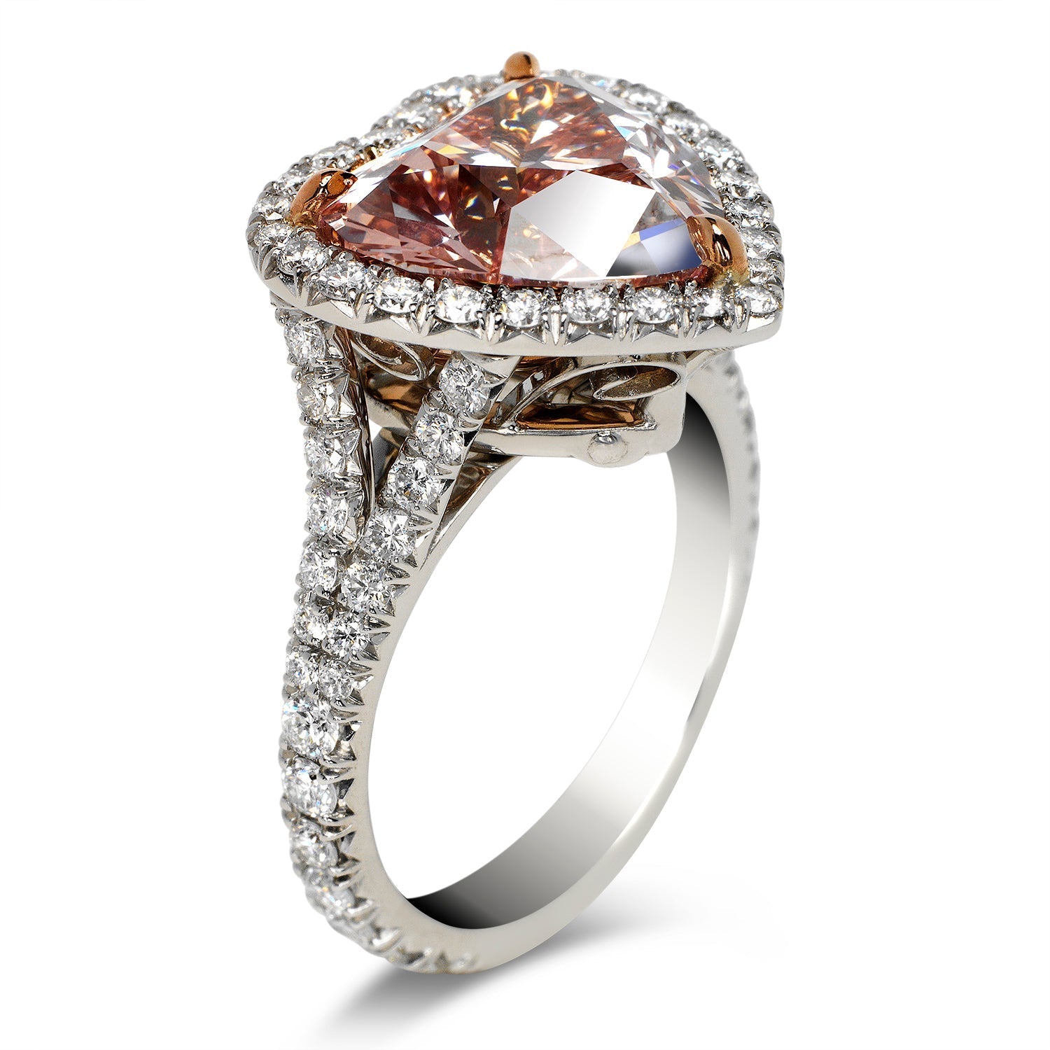 6 carat heart shaped diamond ring Clearance