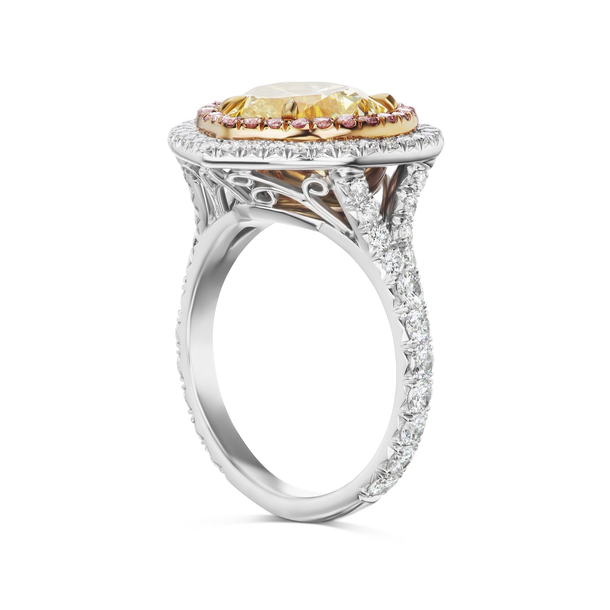 Buy Gleaming 4-leaf Clover Diamond Ring Online | ORRA