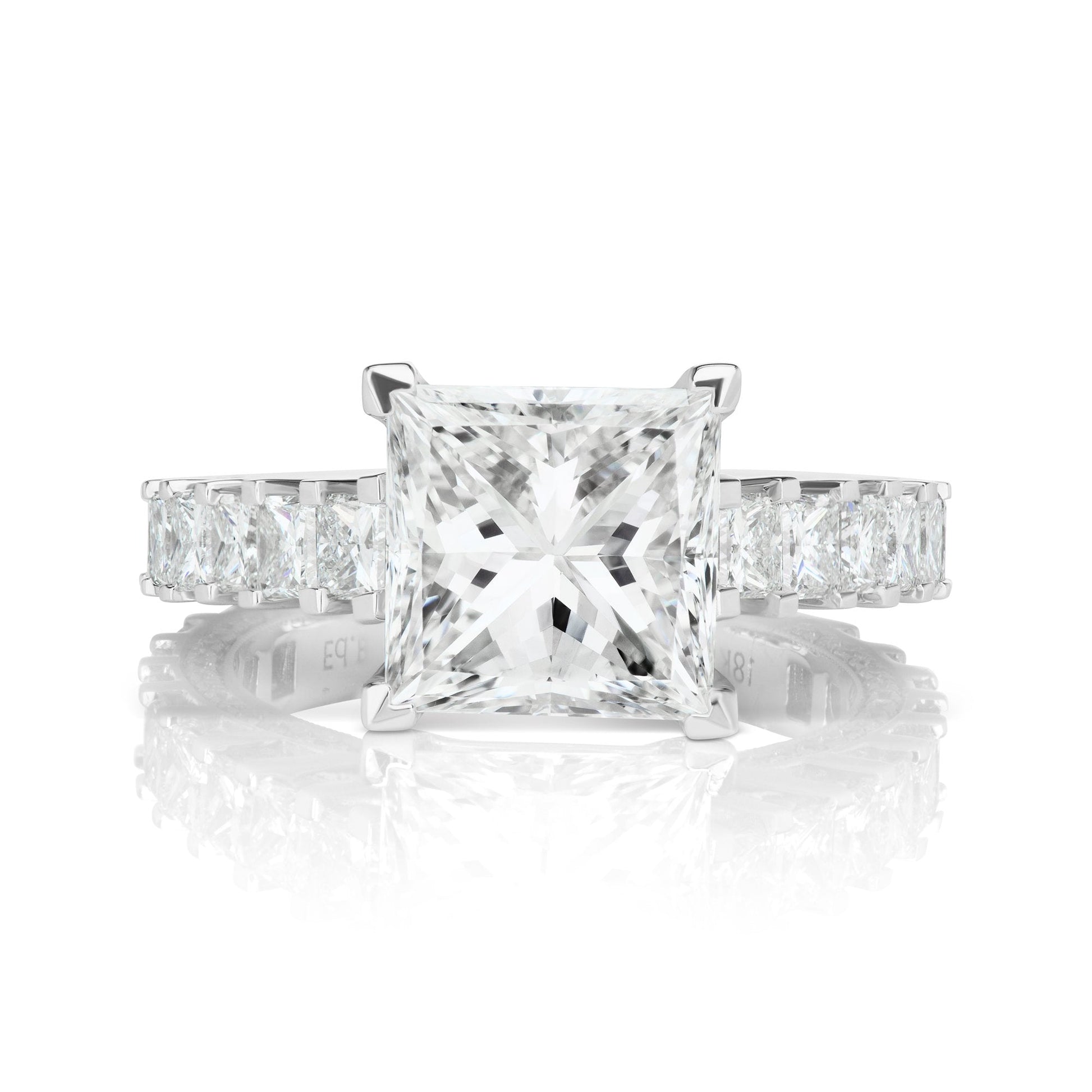 Sasha 6-Carat Princess Cut Diamond Engagement Ring – Nekta New York