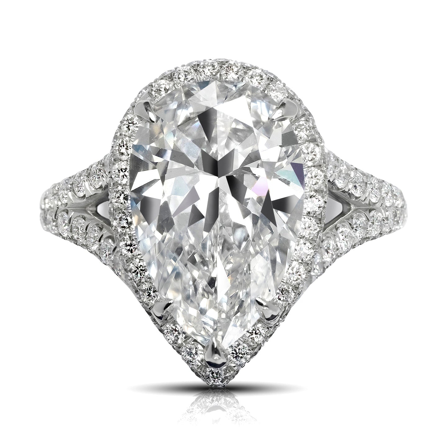 7 carat pear shaped diamond Clearance