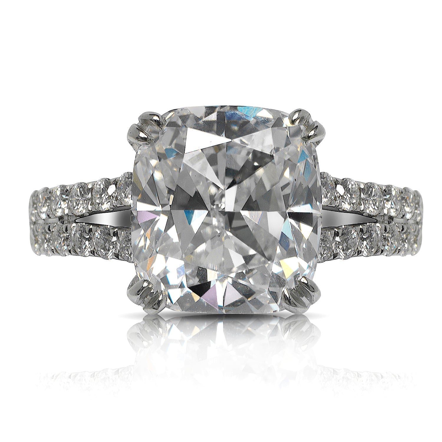 THE LEO Diamond Engagement Ring 7/8 ct tw Princess & Round-cut 14K White  Gold | Kay