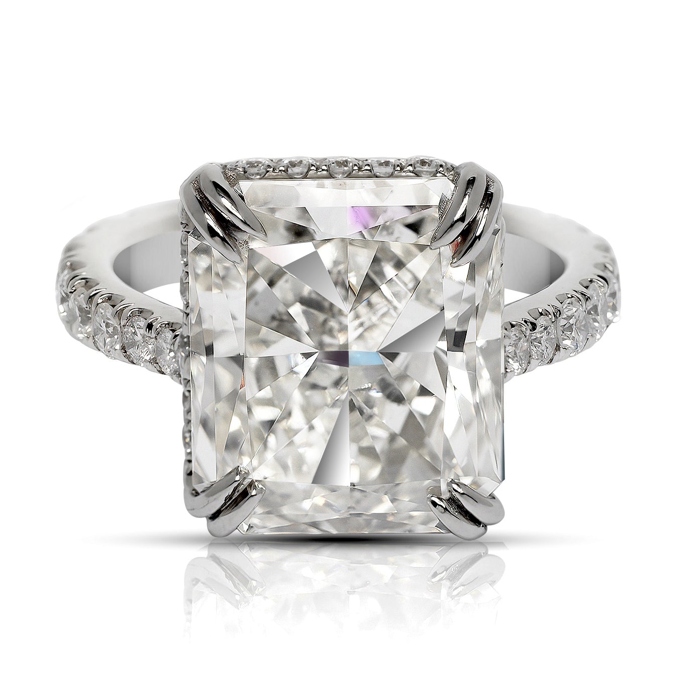 Platinum And Diamond Band | Diamond Engagement Platinum Ring|