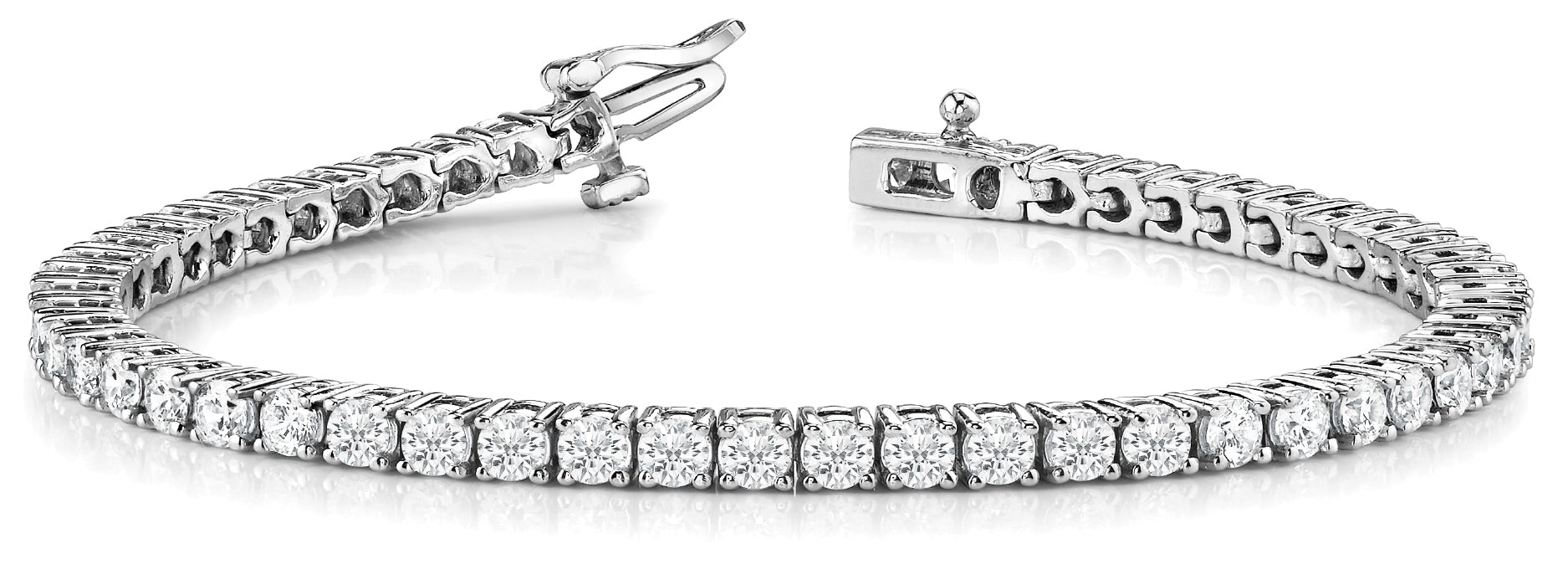 Tiffany Victoria™ Vine Tennis Bracelet in Platinum with Diamonds | Tiffany  & Co.